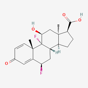 17α,21-Dideoxy-6α,9α-Difluoroprednisolone