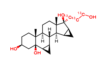 17-(3-Hydroxypropyl-13C3)-6�,7�:15�,16�-dimethyleneandrostane-3�,5�,17�-triol