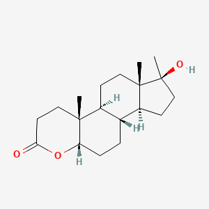 17�-Hydroxy-17a-methyl-4-oxa-5�-androstan-3-one