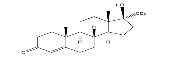 17α-Methyl Testosterone-d3