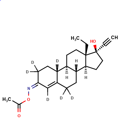 17-Desacetyl Norgestimate-N-acetate-D6 (major)