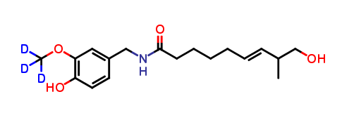 17-Hydroxy Capsaicin-d3
