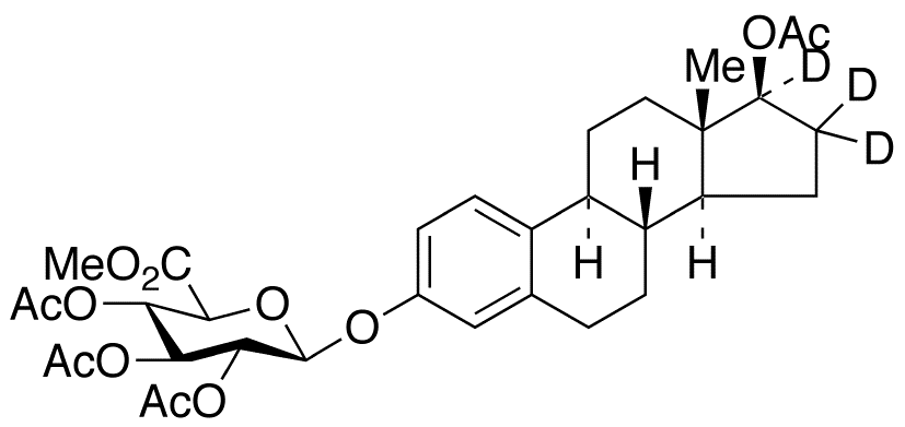 17b-Acetyl-estradiol-d3 3-(Tri-O-acetyl-b-D-glucuronic Acid Methyl Ester)