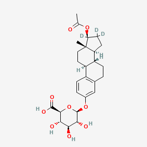 17beta-Estradiol-d3 17-Acetate 3-beta-D-Glucuronide