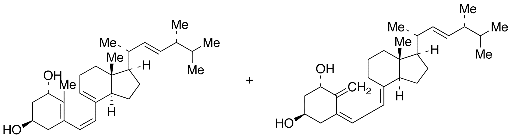 1a-Hydroxy Previtamin D2 +1a-Hydroxy Vitamin D2 ( 2 compounds)