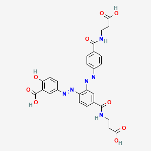 2'-[(1E)-2-[4-[[(2-carboxyethyl)amino]carbonyl]phenyl]diazenyl] Balsalazide