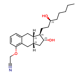 2-(((1R,2R,3aS,9aS)-2-hydroxy-1-((S)-3-hydroxyoctyl)-2,3,3a,4,9,9a-hexahydro-1H-cyclopenta[b]naphtha