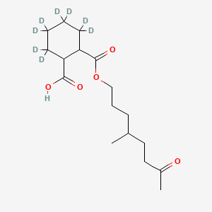 2-(((4-Methyl-7-oxyooctyl)oxy)carbonyl)(cyclohexane-d8)carboxylic Acid (Mixture of Diastereomers)