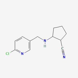 2-[[(6-Chloro-3-pyridinyl)methyl]amino]cyclopentanecarbonitrile
