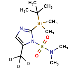 2-[(1,1-Dimethylethyl)dimethylsilyl]-N,N,5-trimethyl-1H-imidazole-1-sulfonamide-d3