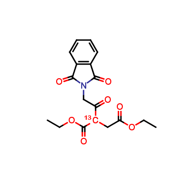 2-[(1,3-Dihydro-1,3-dioxo-2H-isoindol-2-yl)acetyl]-butanedioic-2-13C Acid Diethyl Ester