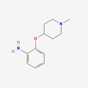 2-[(1-Methylpiperidin-4-yl)oxy]aniline