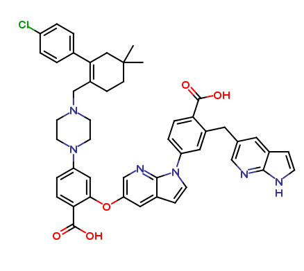 2-((1H-pyrrolo[2,3-b]pyridin-5-yl)methyl)-4-(5-(2-carboxy-5-(4-((4'-chloro-5,5-dimethyl-3,4,5,6-tetr