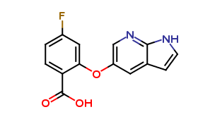 2-((1H-pyrrolo[2,3-b]pyridin-5-yl)oxy)-4-fluorobenzoic acid