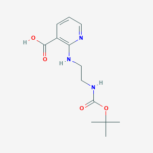 2-({2-[(tert-Butoxycarbonyl)amino]ethyl}amino)nicotinic acid