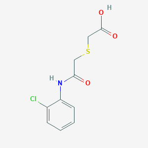 2-{[2-(2-Chloroanilino)-2-oxoethyl]-sulfanyl}acetic acid
