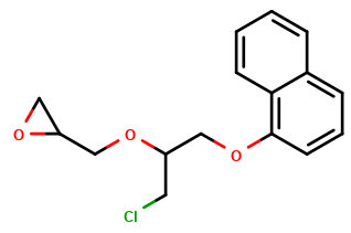 2-({2-Chloro 1-[(1-naphthyloxy)methyl]ethoxy}methyl) oxirane