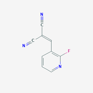 2-[(2-Fluoropyridin-3-yl)methylidene]malononitrile