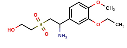 2-((2-amino-2-(3-ethoxy-4-methoxyphenyl)ethyl)sulfonyl)ethanol