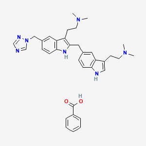 2-[[3-[2-(Dimethylamino)ethyl]-1H-indol-5-yl]methyl] Rizatriptan Benzoate
