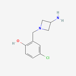 2-[(3-Aminoazetidin-1-yl)methyl]-4-chlorophenol
