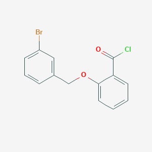 2-[(3-Bromobenzyl)oxy]benzoyl chloride