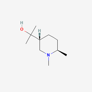 2-((3R,6R)-1,6-Dimethylpiperidin-3-yl)propan-2-ol