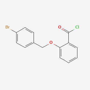 2-[(4-Bromobenzyl)oxy]benzoyl chloride