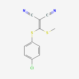 2-[(4-Chlorophenylthio)(methylthio)methylene]malononitrile