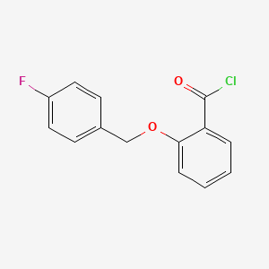 2-[(4-Fluorobenzyl)oxy]benzoyl chloride