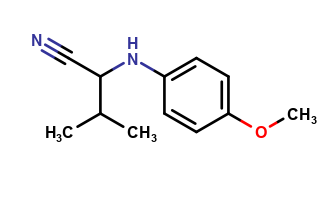 2-((4-methoxyphenyl)amino)-3-methylbutanenitrile