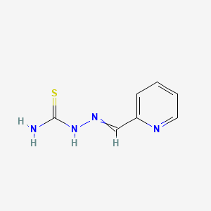2-[(E)-2-pyridinylmethylidene]-1-hydrazinecarbothioamide