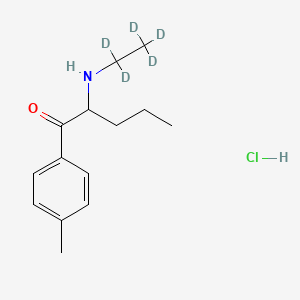 2-((Ethylamino-d5))-4'-methyl Valerophenone Hydrochloride