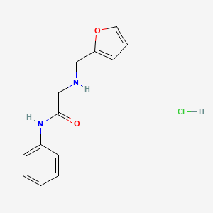 2-[(furan-2-ylmethyl)amino]-N-phenylacetamide hydrochloride