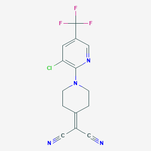2-{1-[3-chloro-5-(trifluoromethyl)-2-pyridinyl]-4-piperidinylidene}malononitrile
