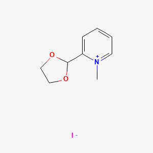 2-(1,3-Dioxolan-2-yl)-1-methyl-pyridinium iodide