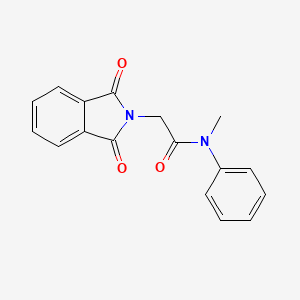 2-(1,3-dioxo-1,3-dihydro-2H-isoindol-2-yl)-N-methyl-N-phenylacetamide