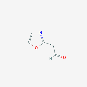 2-(1,3-oxazol-2-yl)acetaldehyde
