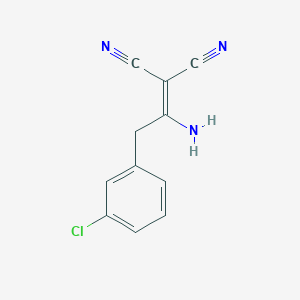 2-[1-Amino-2-(3-chloro-phenyl)-ethylidene]-malononitrile