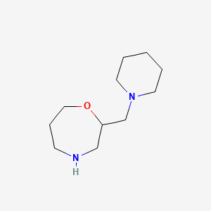 2-(1-Piperidinylmethyl)-1,4-oxazepane