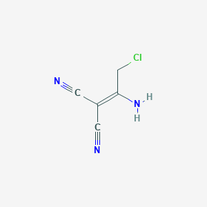 2-(1-amino-2-chloroethylidene)malononitrile