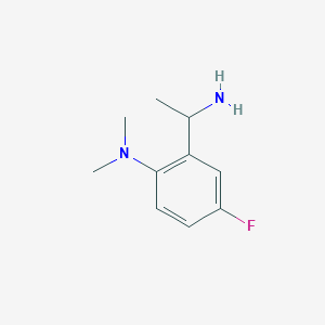 2-(1-aminoethyl)-4-fluoro-N,N-dimethylaniline