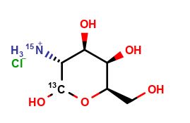 2-[15N]amino-2-deoxy-D-[1-13C]galactose hydrochloride