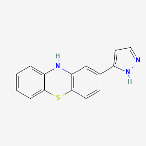 2-(1H-Pyrazol-3-yl)-10H-phenothiazine