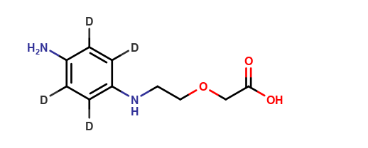 2-[2-[(4-Aminophenyl-D4)amino]ethoxy]acetic acid