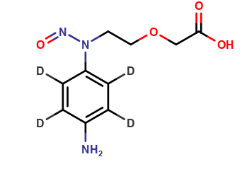 2-(2-((4-aminophenyl-D4)(nitroso)amino)ethoxy)acetic acid