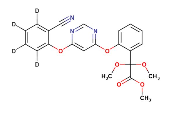 2-(2-((6-(2-Cyanophenoxy)pyrimidin-4-yl)oxy)phenyl)-2,2-dimethoxyacetic Acid Methyl Ester-d4