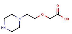 2-[2-(1-Piperazinyl)ethoxy]acetic acid