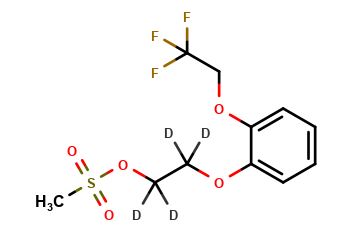 2-[2-(2,2,2-Trifluoroethoxy)phenoxy]ethyl-d4 Methanesulfonate