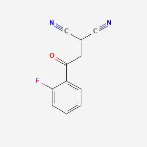 2-[2-(2-fluorophenyl)-2-oxoethyl]malononitrile